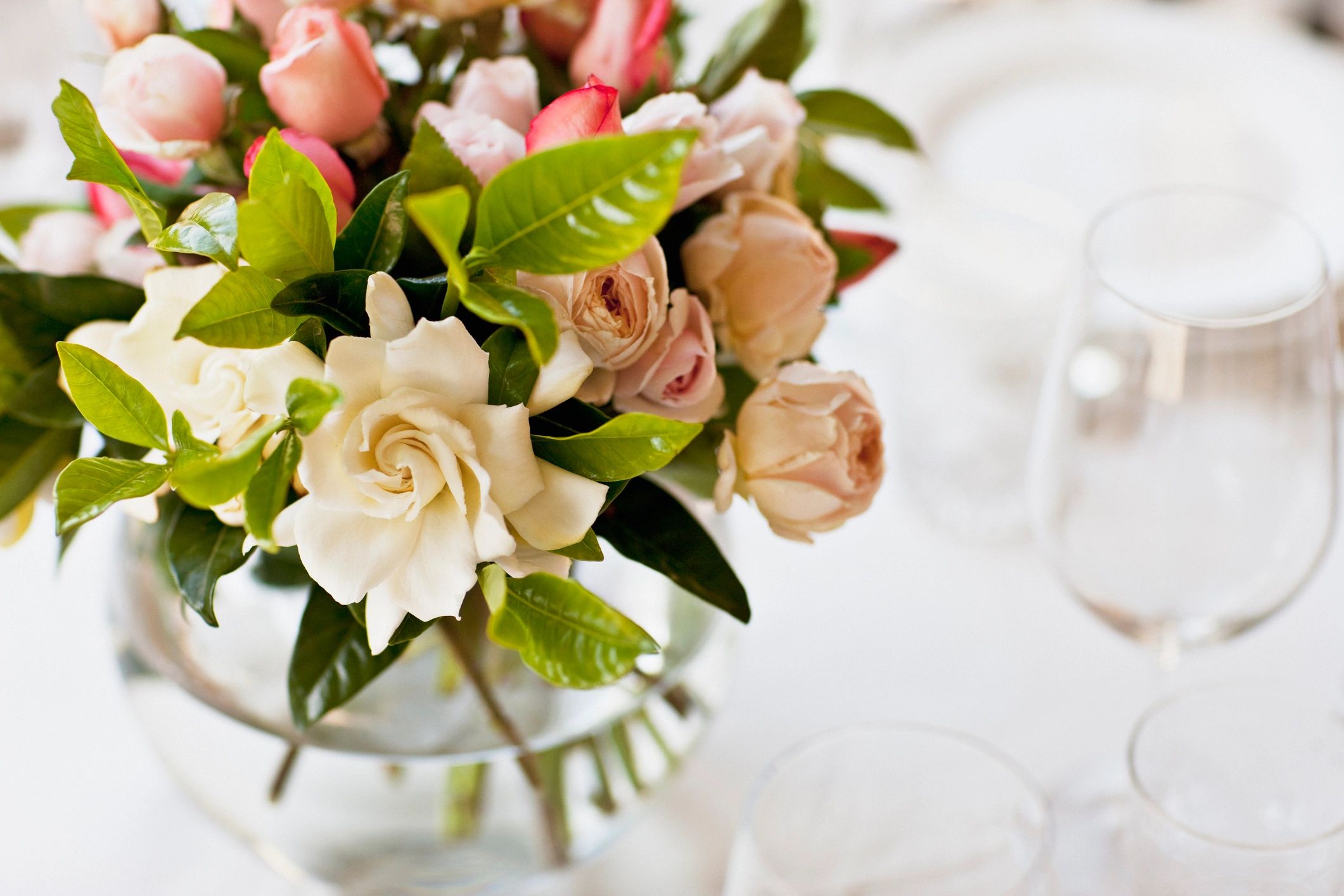 Bridal bouquet detail for wedding event
